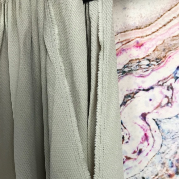 Helmut Lang back tie halter neck pleated blouse S - Picture 5 of 8